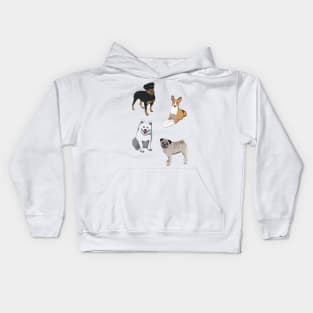 Dogs Variety Pack Kids Hoodie